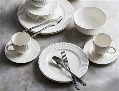 Light Luxury Embossed Tableware